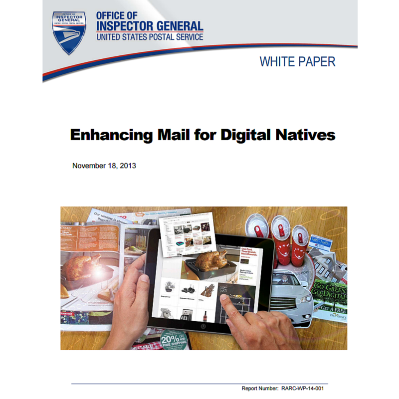 Office of Inspector General (OIG) Report “Enhancing Mail for Digital Natives”