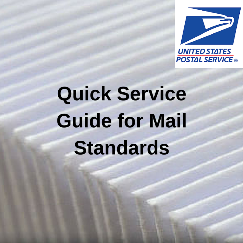 Quick Service Guide for Mail Standards