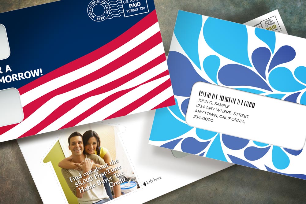 Your envelope design is one of a kind, developed with your brand image in mind. The designs are yours to keep