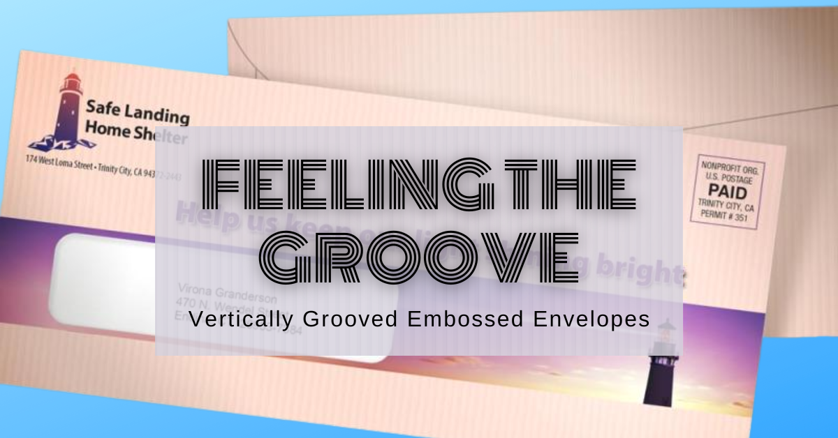 Vertically Grooved Embossed Envelopes